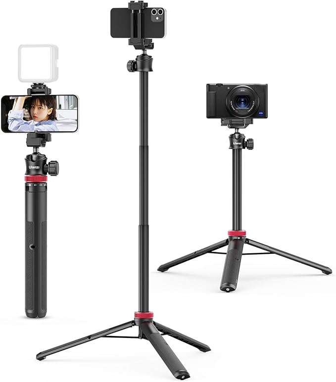 ULANZI MT-44 Extendable Phone Tripod, 360° Ball Head Camera Tripod by ulanzi