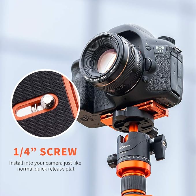 K&F CONCEPT Aluminum Alloy Quick Release Plate - Image 4