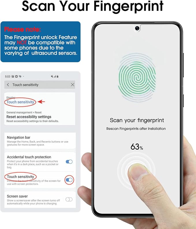 amFilm OneTouch Screen Protector - Image 4