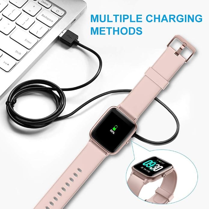 Lamshaw Compatible with TOOBUR IDW16 Smart Watch Charger, Magnetic USB Cable - Image 7
