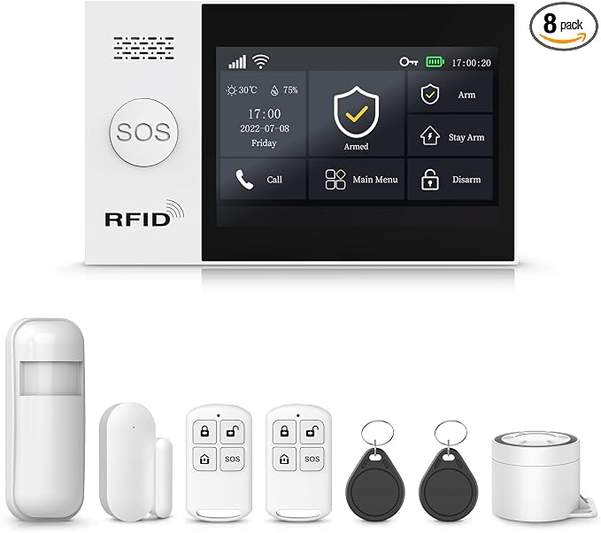 PGST Wireless Home Security Systems, Smart Home Alarm System by PGST
