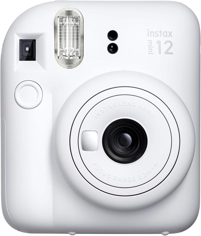 Fujifilm Instax Mini 12 Instant Camera Clay White Bundle - Image 3