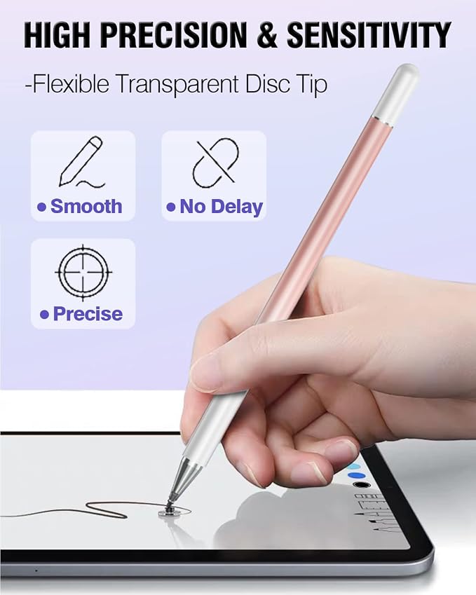 Stylus Pens for Touch Screens, 2 in 1 High Precision Universal Stylus Pen for - Image 5