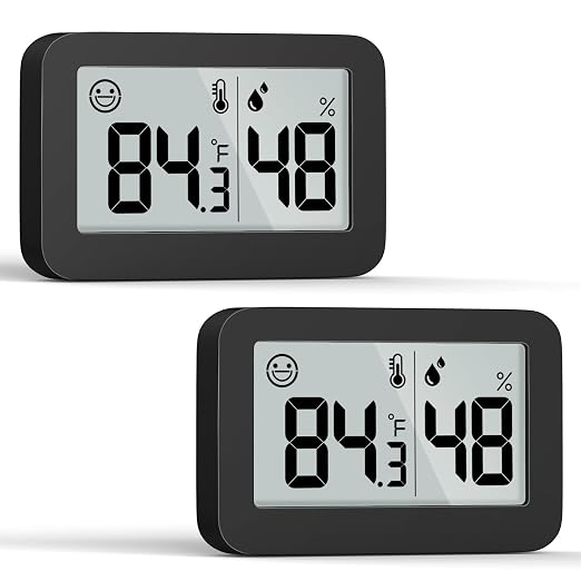 DOOMAY Mini Hygrometer Indoor Thermometer, Digital Humidity Gauge by DOOMAY
