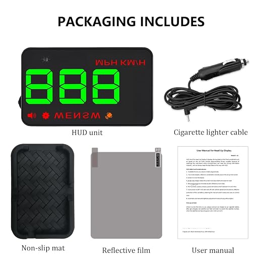 Windshield Heads Up Display for Cars GPS Speedometer for Car Digital - Image 9