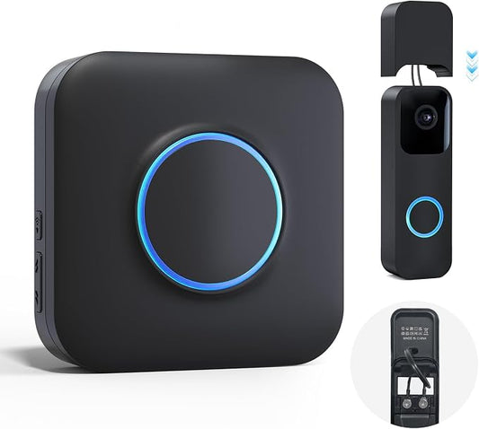 Wireless Doorbell Chime for Blink video Doorbell for Home, Indoor Plug-in by BISTEE