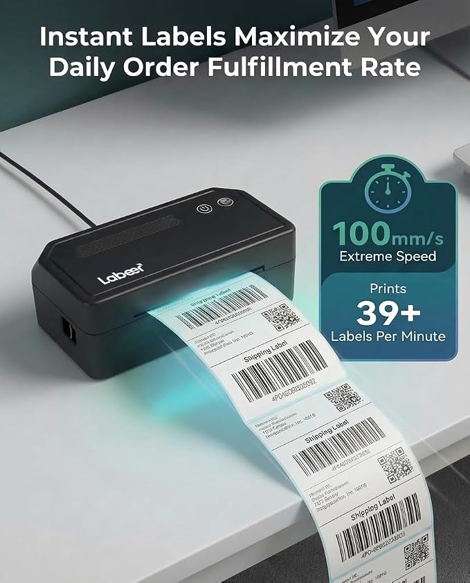 Labeer Bluetooth Thermal Shipping Label Printer, Wireless 4x6 Label Printer - Image 5