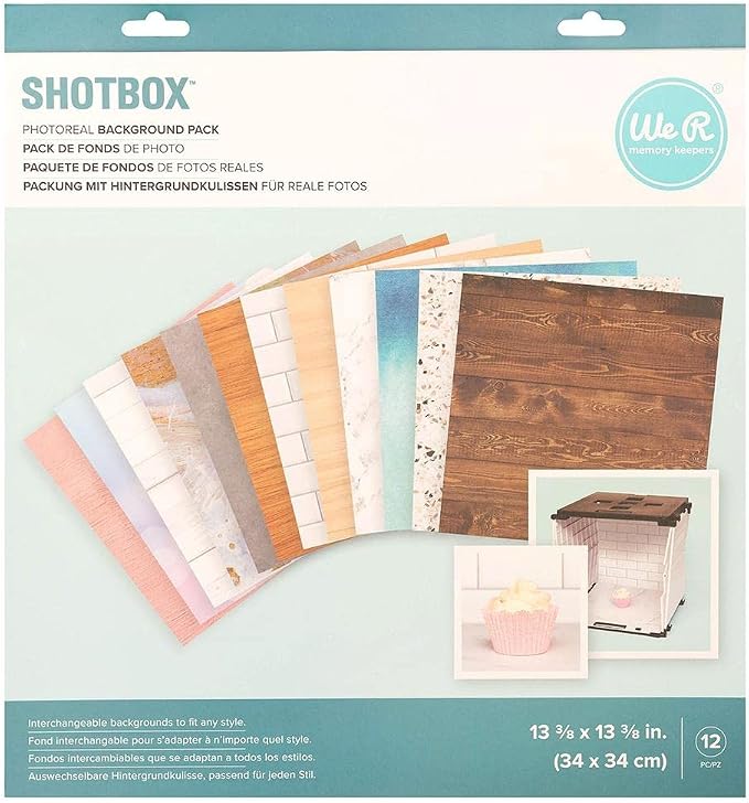 We R Memory Keepers ShotBox Background 12/Sheets-Photoreal by WeRMemoryKeepers
