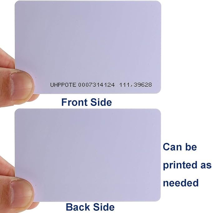 UHPPOTE Contactless 125kHz RFID Proximity Smart PVC ID Card CR80 | Read Only - Image 5