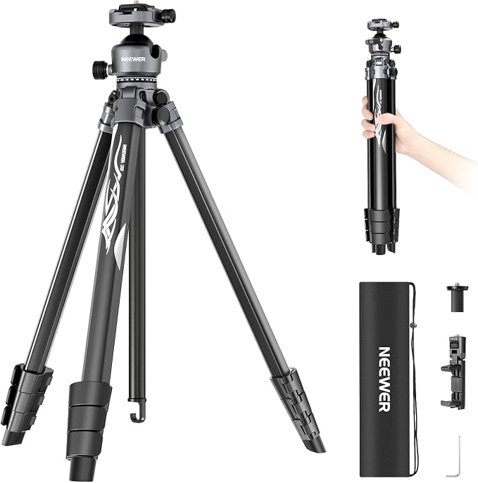 NEEWER LITETRIP LT07 61" Aluminum Travel Tripod by Neewer
