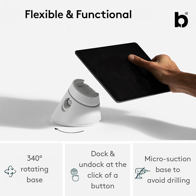 Bouncepad Click iPad POS Stand & Docking Station | iPad Stand - Image 3