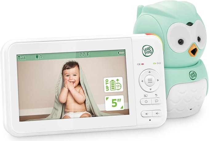LeapFrog LeapView Twoo Video Baby Monitor, 5-Inch Screen, 360° Coverage Owl by LeapFrogBabyCare