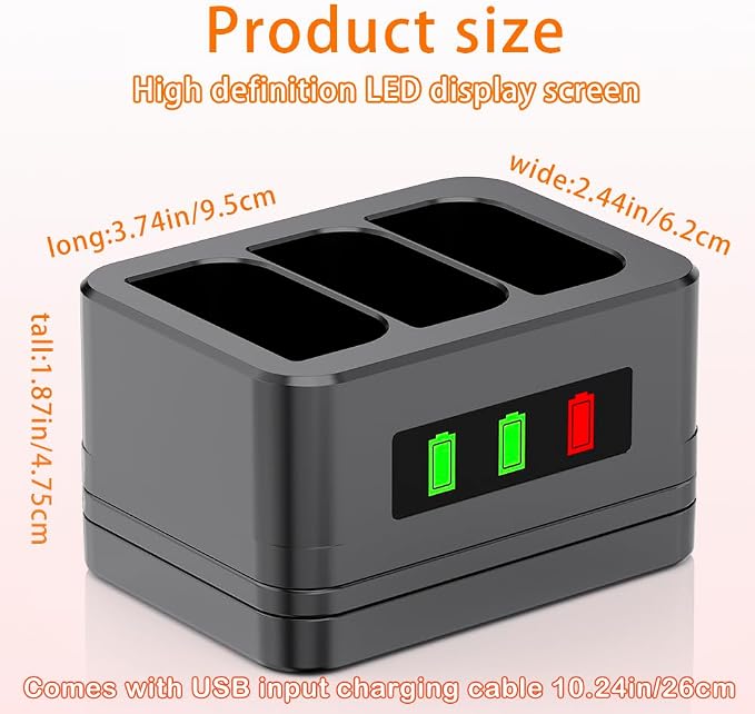 3-Slot Charger/Charging Dock, Suitable - Image 3