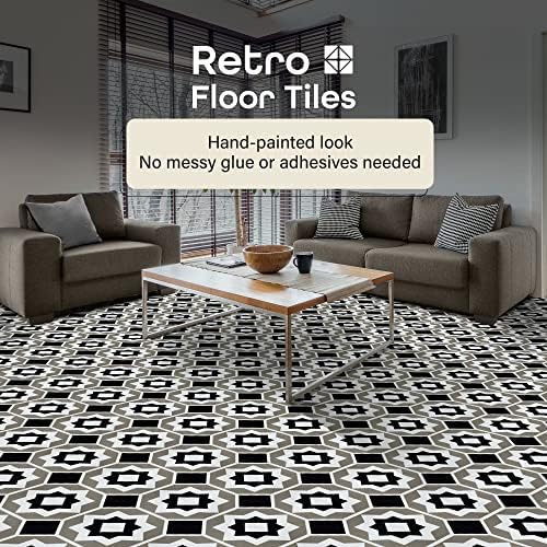 Vinyl Peel & Stick Vinyl Floor Tiles, 12 x 12 in - Image 2