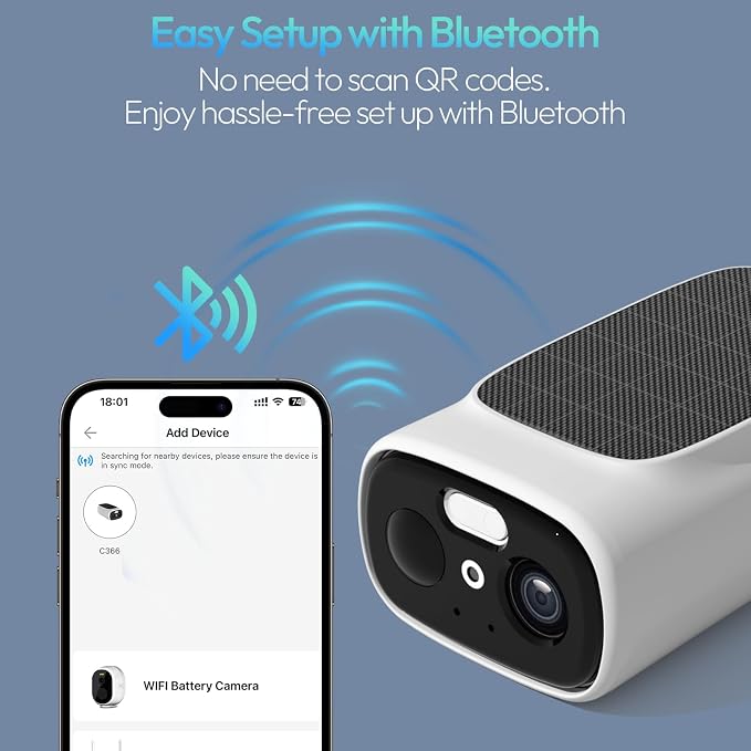 2pcs 2.4G/5G WiFi Cameras for Home Security - Image 8