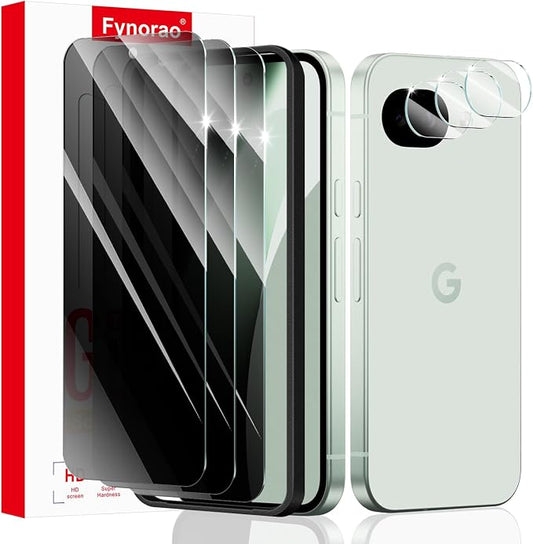 3+3+1-Pack, Privacy Screen Protector and Camera Lens Protector by ScreenProtectorCase