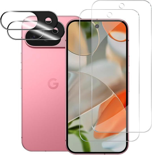 BIGFACE for Pixel 9 Tempered Glass Screen Protector + Camera Lens Protector by Wehaveaprofessionalteam