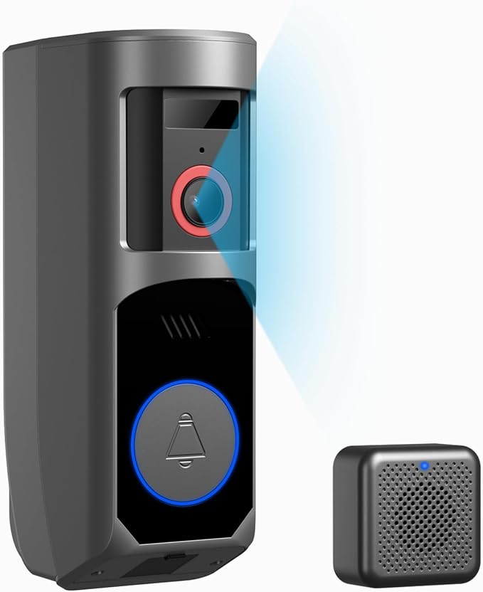 Wireless Battery Video Doorbell Camera 1080P by INNOSECU