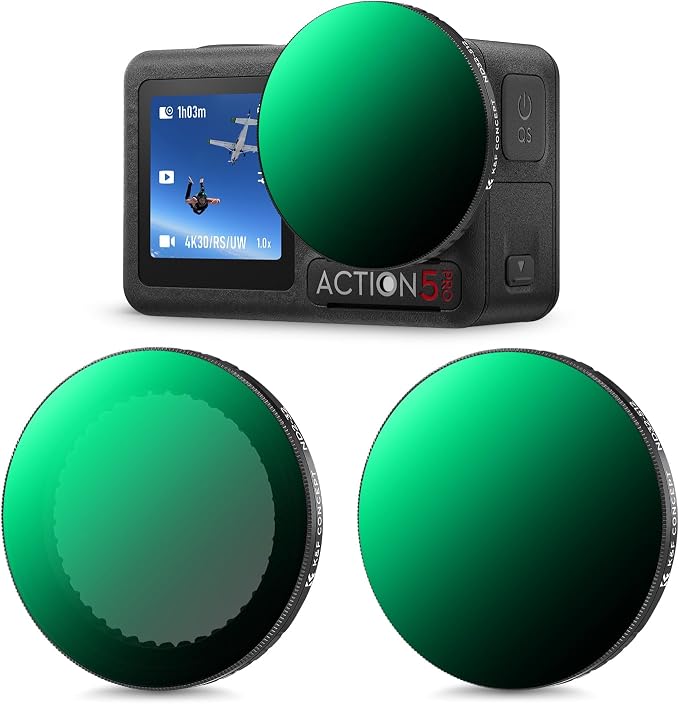 K&F CONCEPT Push in Fit Variable ND Filter Set Compatible by KFCONCEPT