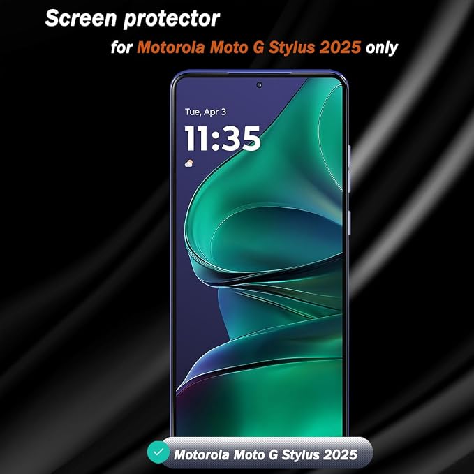3+2 Pack Tempered Glass for Motorola Moto G Stylus 2025 Screen Protector - Image 2