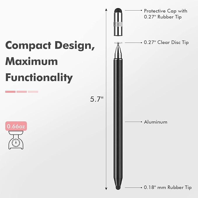 MEKO 3 in 1 Stylus Pens for Touch Screens, High Sensitivity & Precision - Image 3
