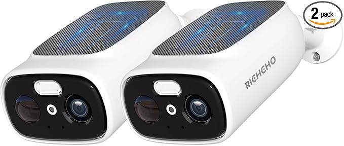 2pcs 2.4G/5G WiFi Cameras for Home Security by richcho