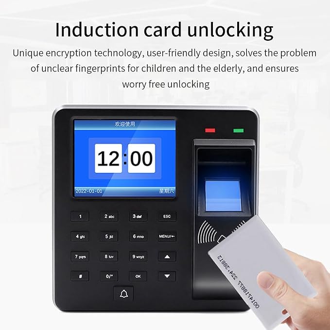 Access Control Time Attendance Machine Fingerprint Recognition/Password/Card - Image 4