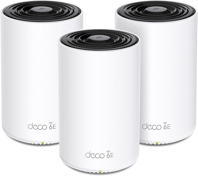 TP-Link Deco XE70 Pro AXE4900 Tri-Band WiFi 6E Mesh WiFi System by TP-Link