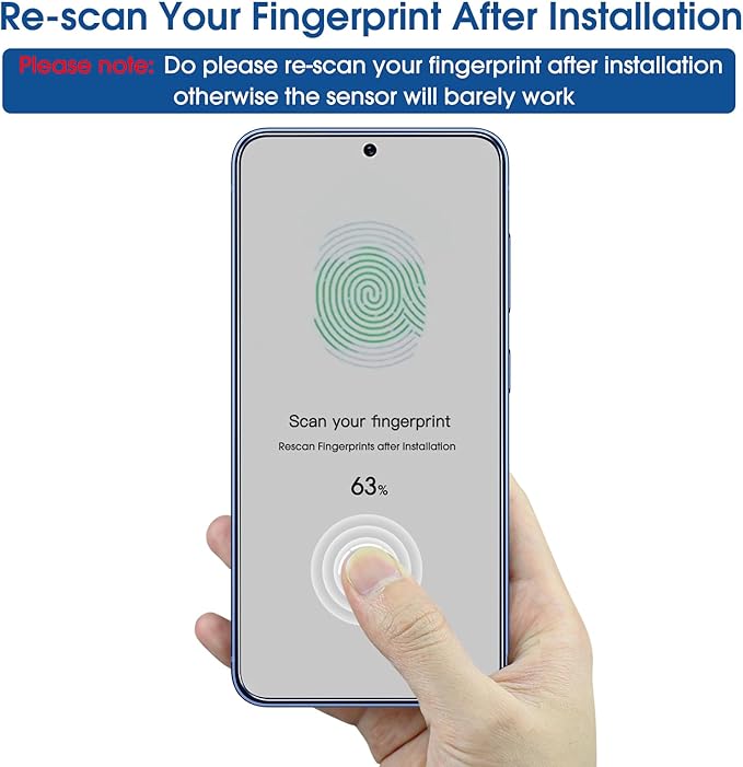amFilm Auto-alignment OneTouch for Samsung Galaxy S25 6.2'' Screen Protector + - Image 7
