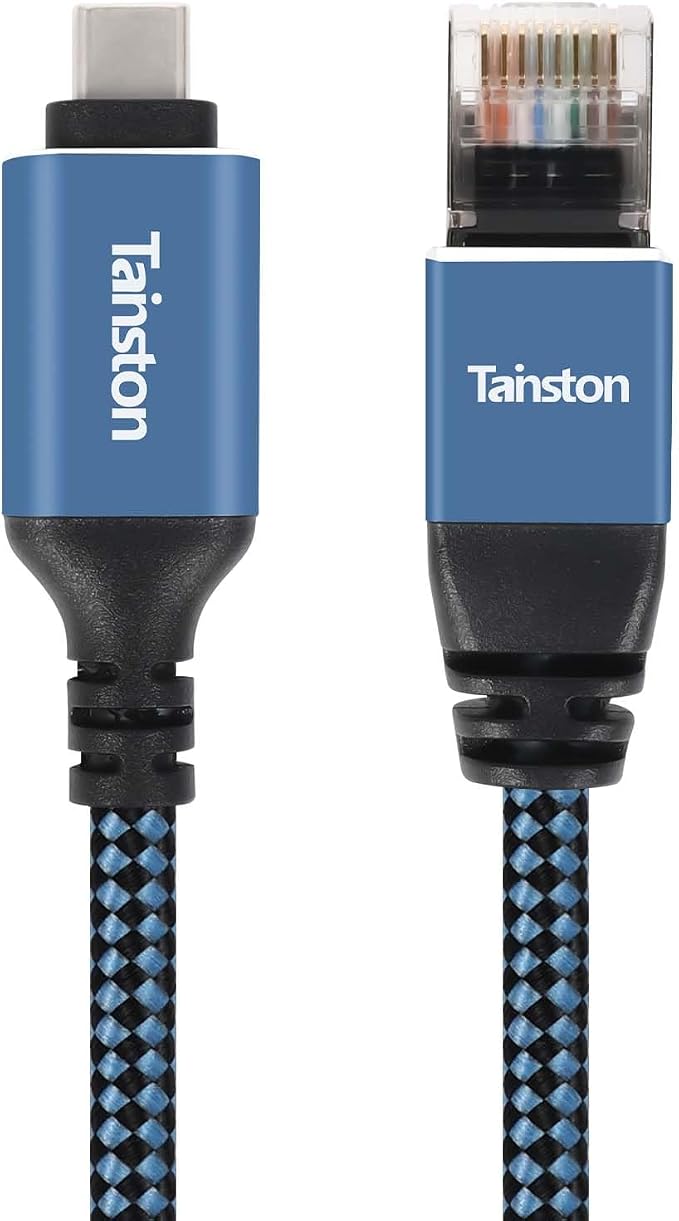 USB C to Ethernet Cable, 30Ft Type C to RJ45 Cable, USB C to Gigabit Ethernet by Tainston