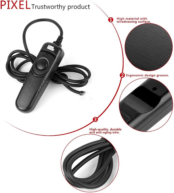Pixel RC-201 S2 Remote Commander Shutter Release Cable - Image 6