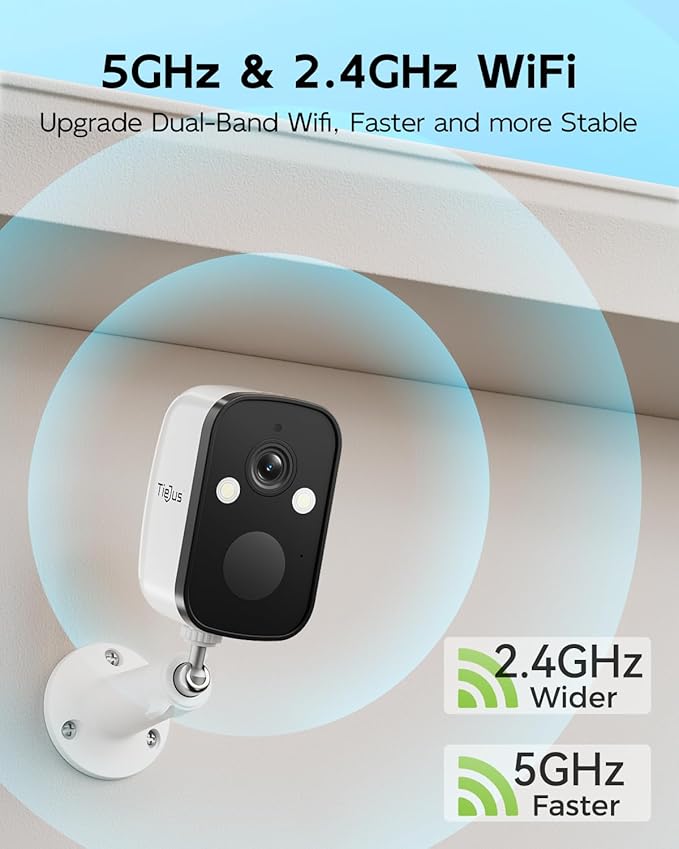 2K 5G Solar Security Cameras Wireless Outdoor 2-Pack, Wireless Cameras - Image 3