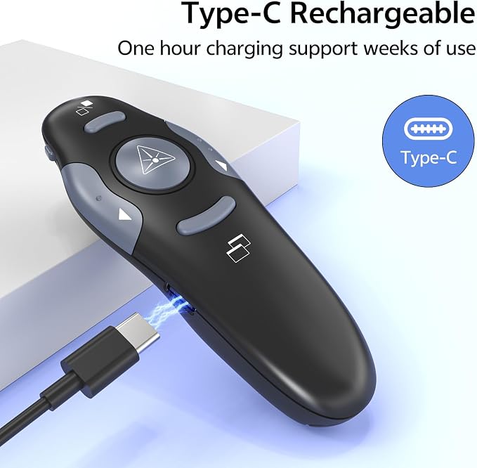 Presentation Clicker with 4 Cases: PowerPoint Wireless Presenter Remote USB - Image 5