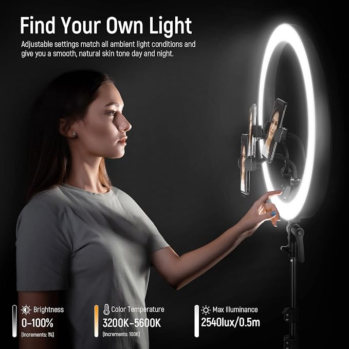 NEEWER 19 inch 2.4G Ring Light - Image 2