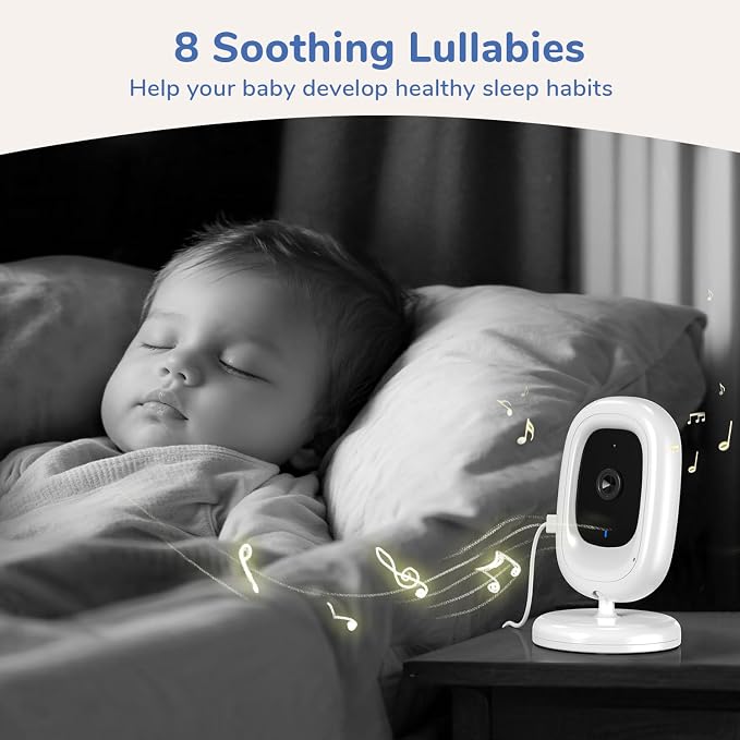 2026 1080P No WiFi Video Baby Monitor, HD Night Vision, Two-Way Talk, - Image 8