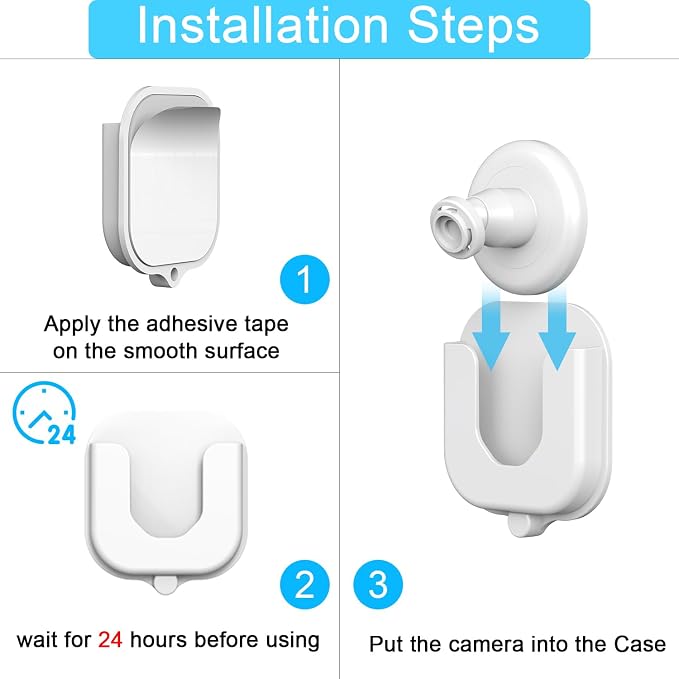 3 Pack Adhesive Wall Mount Bracket - Image 5
