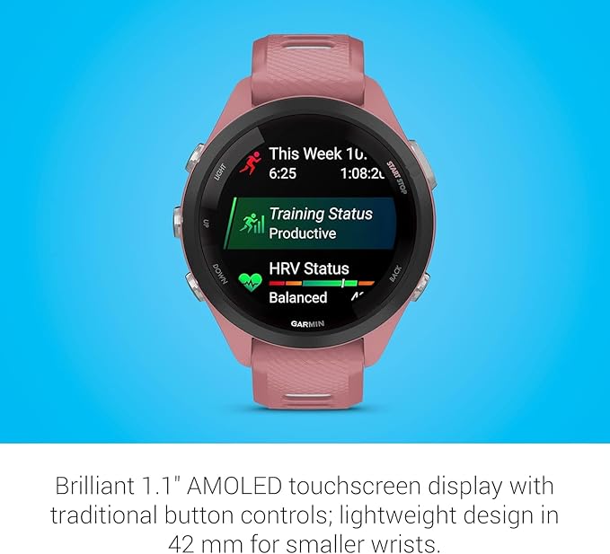 Garmin Forerunner 265S Running Smartwatch, Colorful AMOLED Display, Training - Image 3