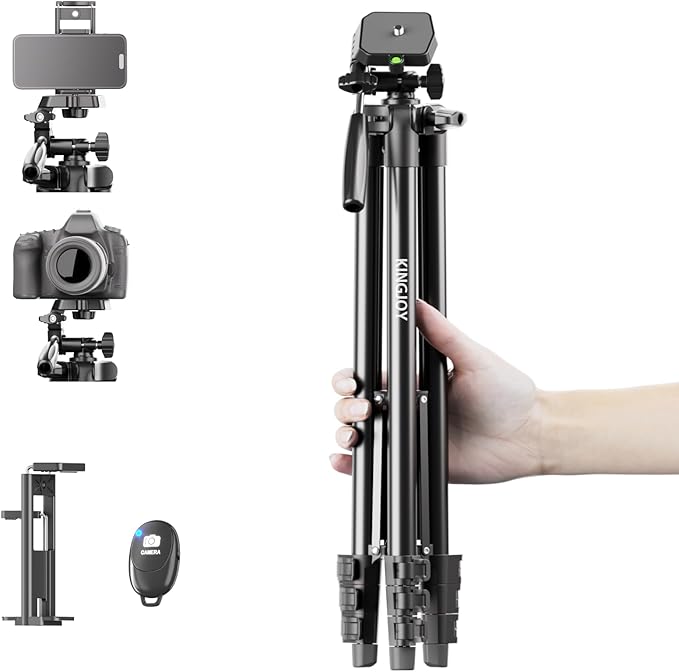 KINGJOY 71" Lightweight Camera Tripod by KINGJOY