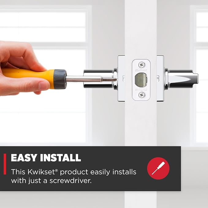 Kwikset Casey Interior Privacy Door Handle - Image 3