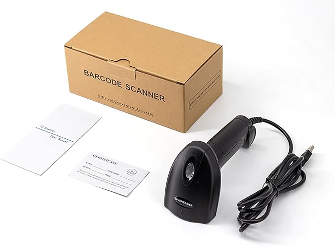 Barcode Scanner USB 1D Wired CCD Barcode Reader Supports Screen Scan Bar Code - Image 8