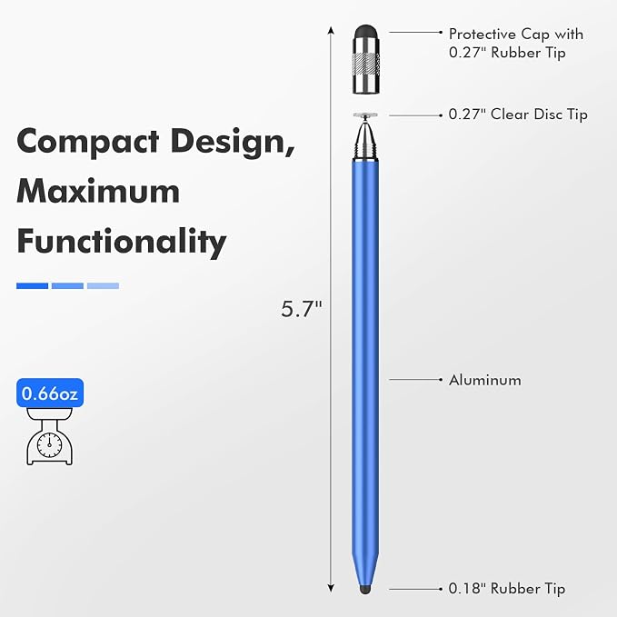 MEKO 3 in 1 Stylus Pens for Touch Screens, High Sensitivity & Precision - Image 3