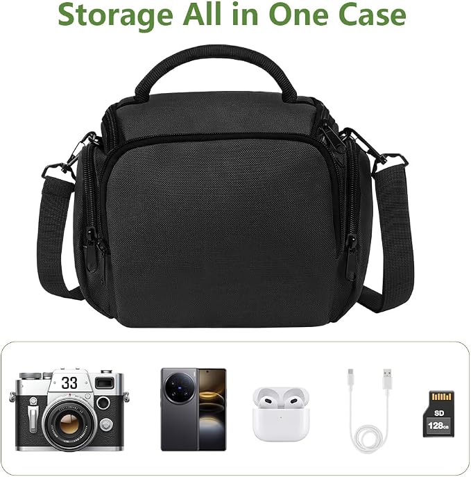 Ainiv DSLR Camera Bag, Waterproof Anti-Shock SLR Camera Case, Large Adjustable - Image 5