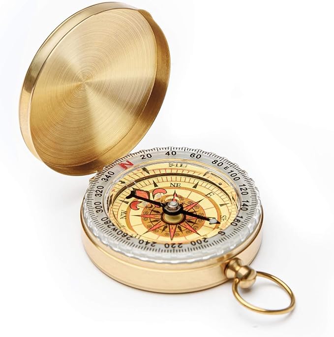 Camping Survival Compass Metal Compass Kids Compass - Image 2