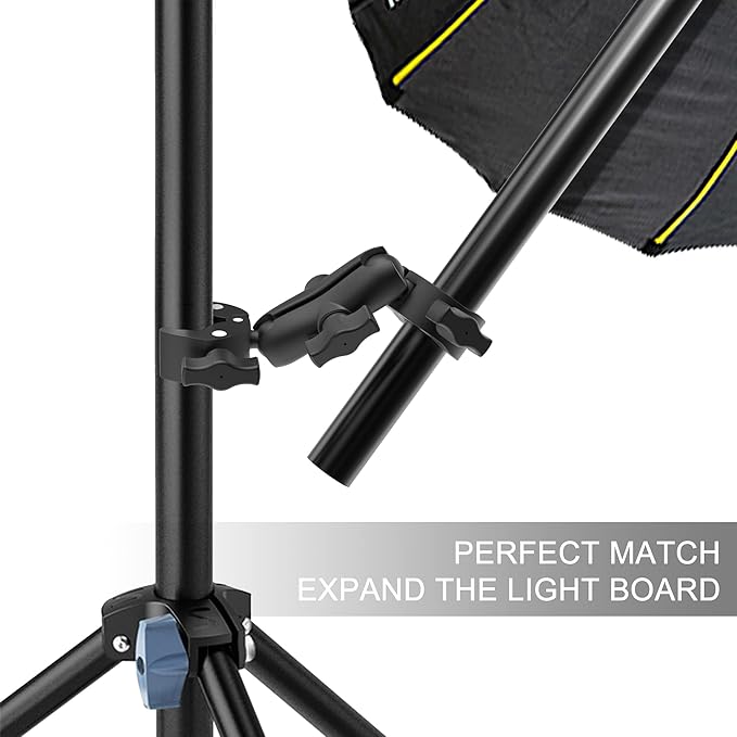 Taisioner Double Super Clamp Mount Umbrella clamp Camera Clamp Pole Clamp - Image 6