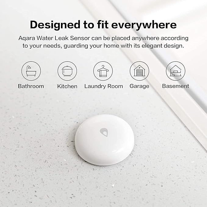 Aqara Water Leak Sensor 3 Pack, Zigbee Wireless Water Leak Detector - Image 4