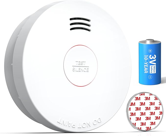 SITERWELL Smoke Detector, Smoke Alarm 10 Year Battery by SITERWELL