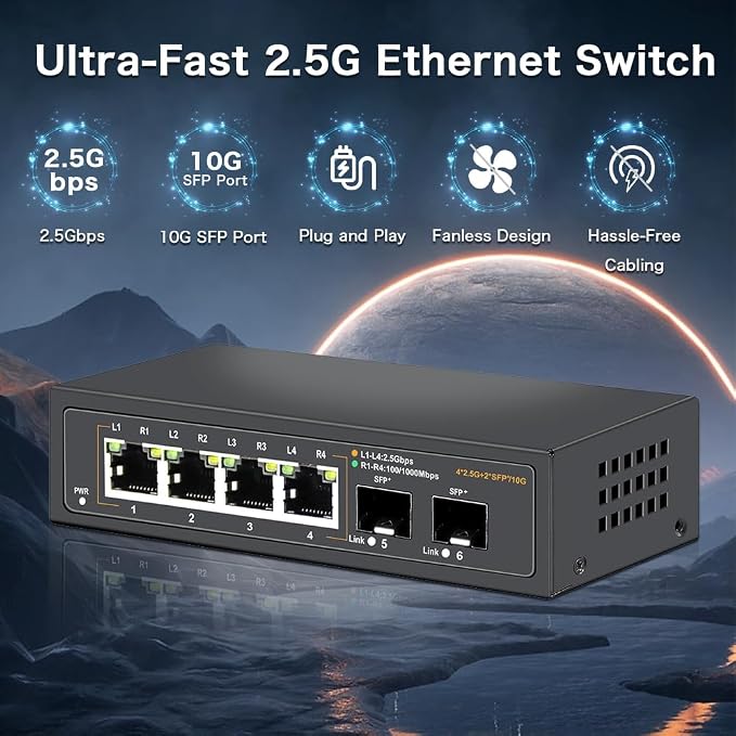 2.5G Unmanaged Ethernet Switch - Image 3