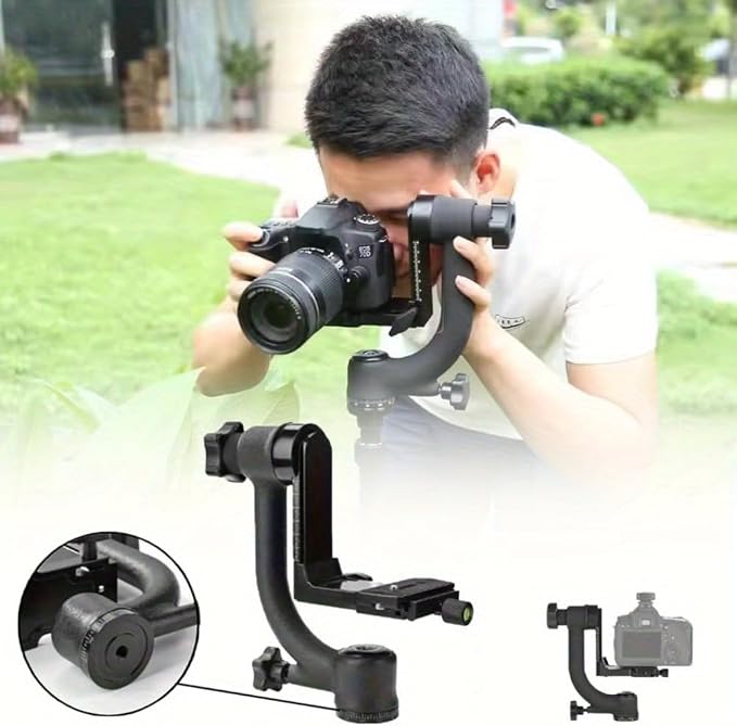 Aluminum Alloy Gimbal Tripod Head - Image 9