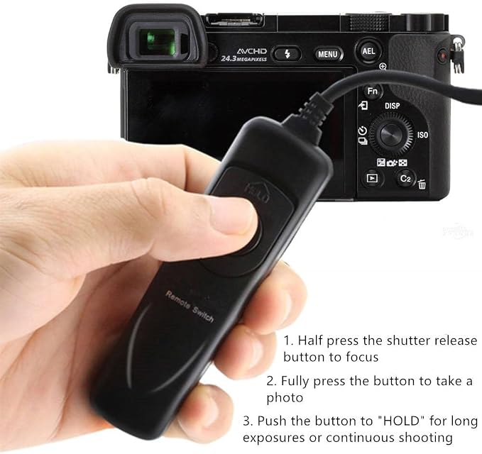 Shutter Release Cable Cord Wired Remote Control Switch Compatible - Image 5