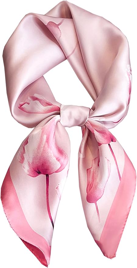 Silky Scarf for Women Lightweight Satin Bandanas Neck Hair Wrap For Sleeping by OnllhNiceScarfForWomen